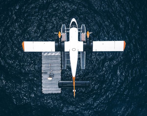 Amphibious drone are being used to send medicine to flooded area